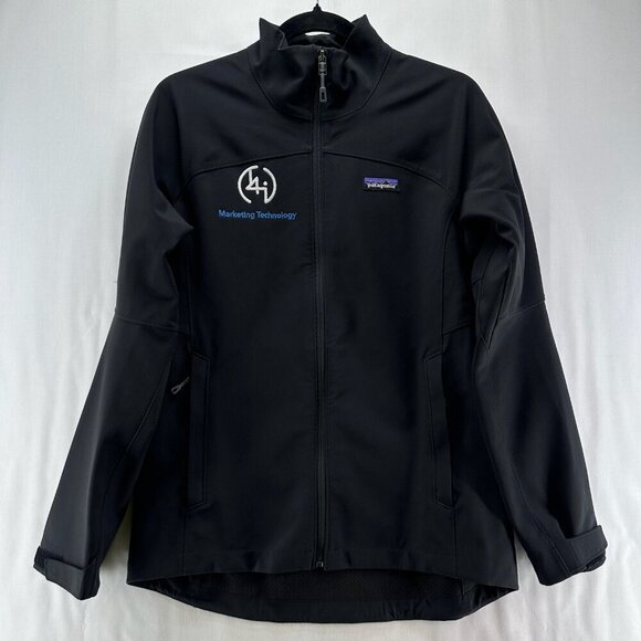 Patagonia Jackets & Blazers - Patagonia Jacket Womens Size XS Logo Marketing Technology Intuit Workwear Black